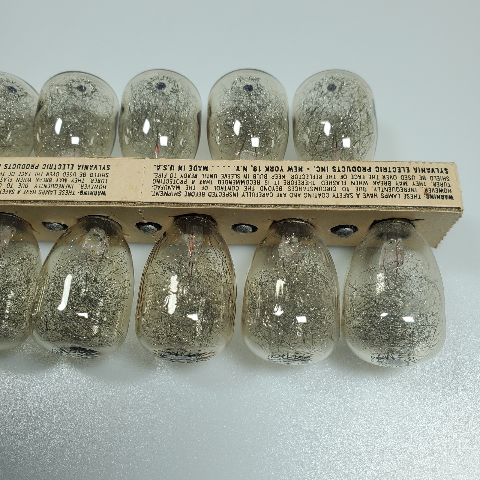 Slyvania Blue Dot M25 Vintage Superflash Bulbs Zirconium Filled NIB 12 Bulbs