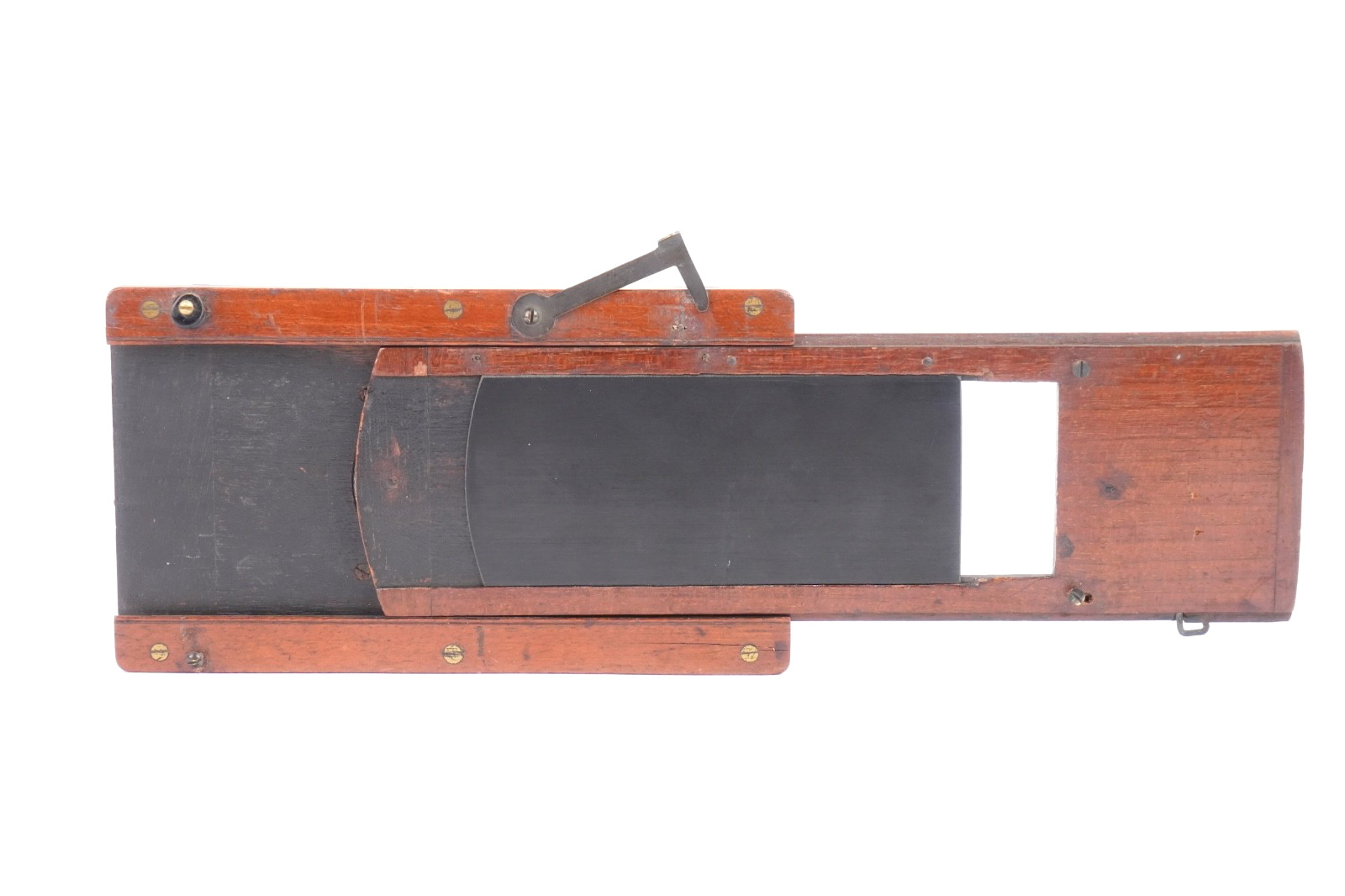 Wooden Shutter, Gravity Operation, Attributed to G. Hare