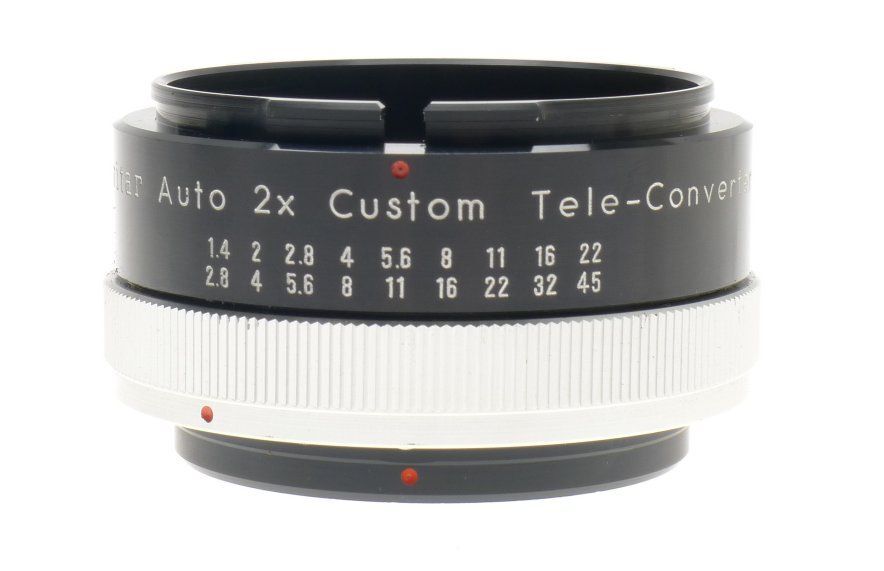 Vivitar auto 2x custom tele-converter model 2x-18 for zeiss icarex camera lens