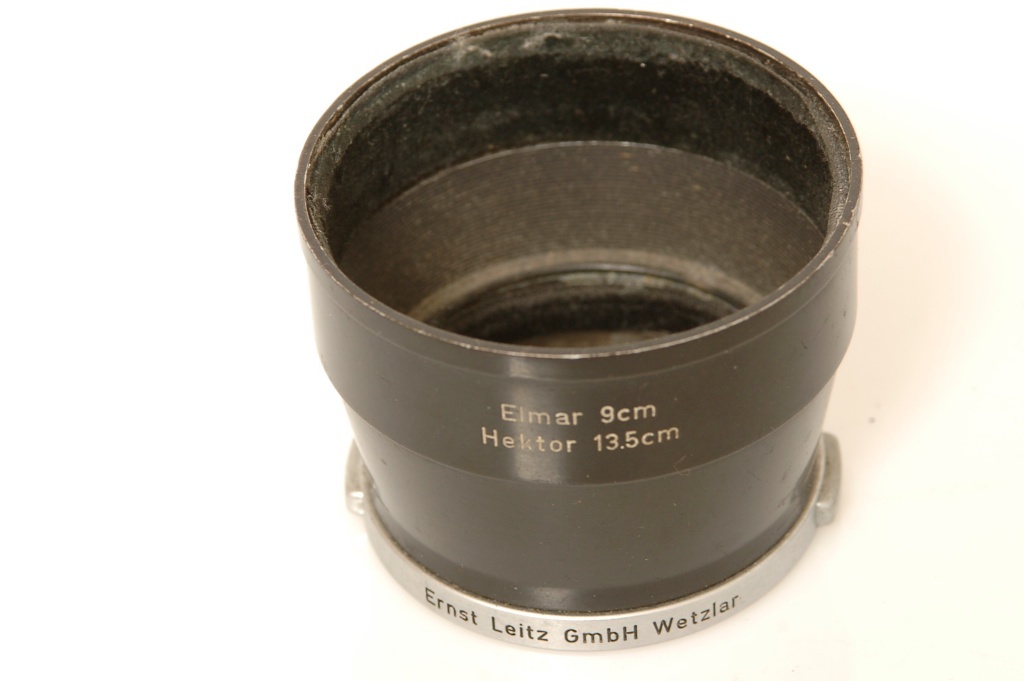 ✅ LEICA M IUFOO HOOD, SUN SHADE 90MM ELMAR,135MM HEKTOR ‘IUFOO’ EARLY ORIGINAL