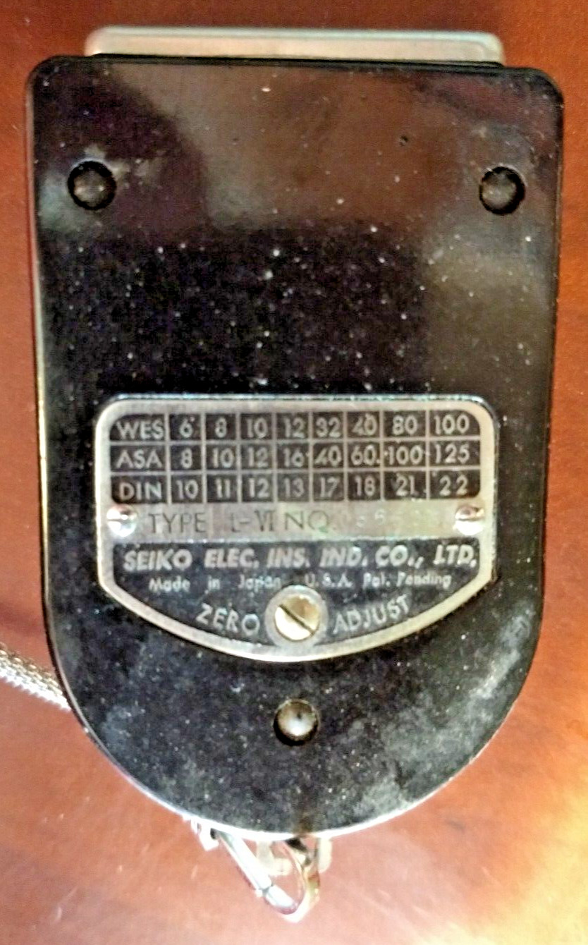 Vintage Sekonic LEADER L-6 L-VI Photography Light Meter Classic Design with Case