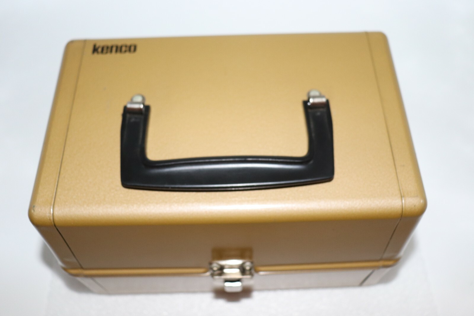Vintage KENCO Film Tape Reel 10 Slot Metal Box