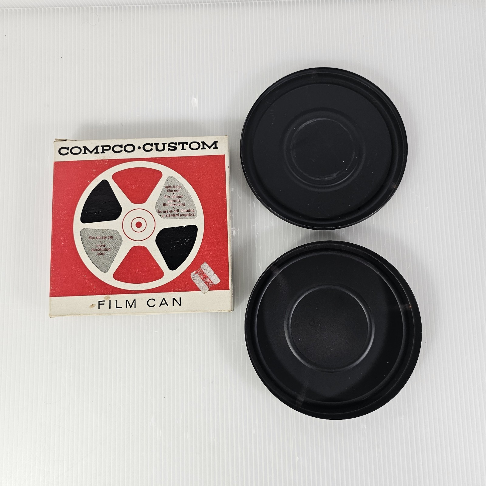 Vintage Compco Custom Film Can 8 mm Model 1374,Empty Can