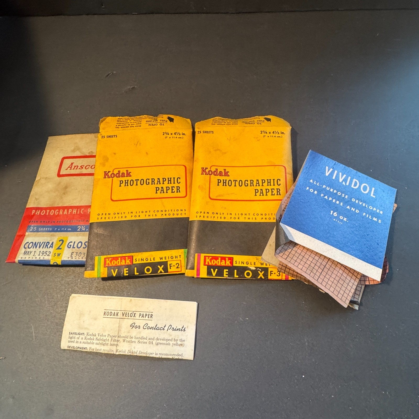Ansco Home Developing Outfit No. 2A, Nearly Complete, Working, Original Box