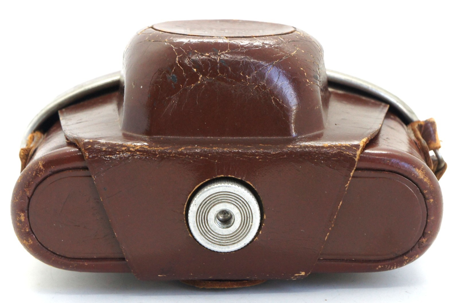 Vintage Zeiss Ikon Brown Leather Camera Case For Contina Contessa Fair Cond.