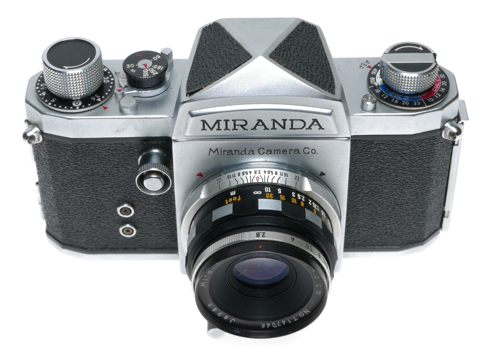 Miranda Model ST 35mm SLR Film Camera 1:2.8 f=5cm Rare