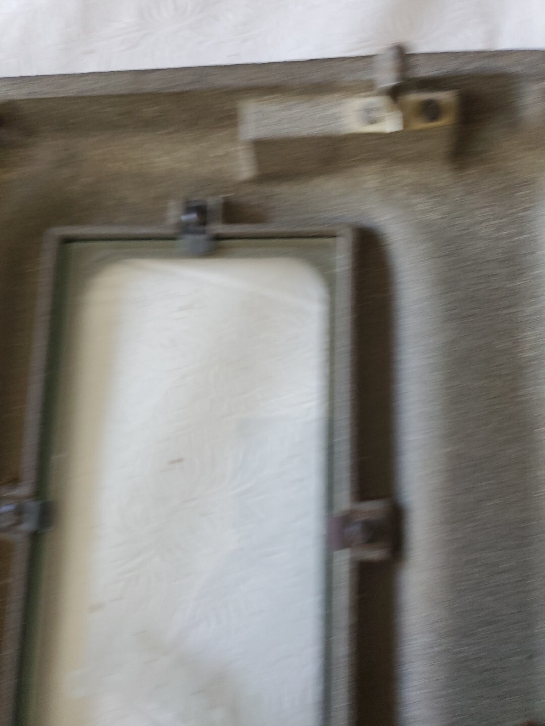 Century Projector Door with Glass Vintage Theater Decor 15×9.25
