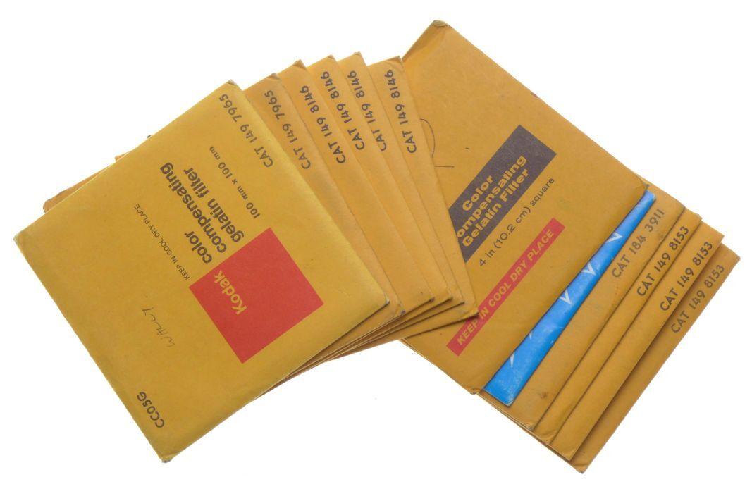 Kodak 100x100mm color compensating cat 149 gelatin filters various effects