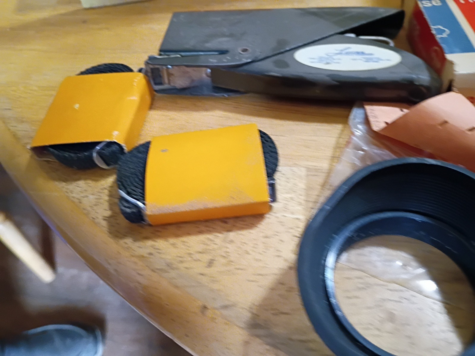Misc camera parts flash bulbs vintage staplers and more