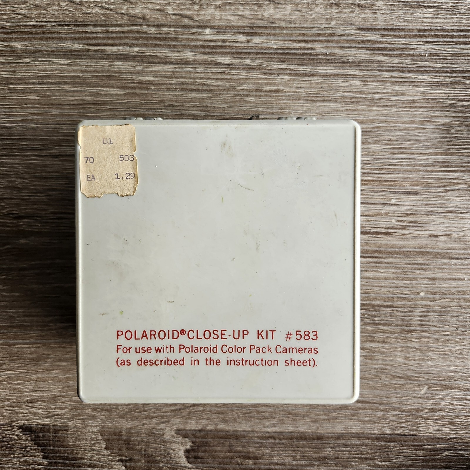 Polaroid Color Pack Camera Close-Up Kit #583 INCOMPLETE