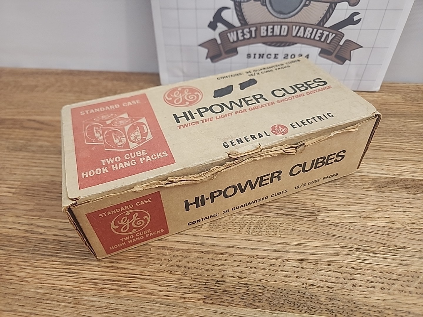NOS General Electric Hi Power Camera Flash Cubes, 7 Packs Of 2