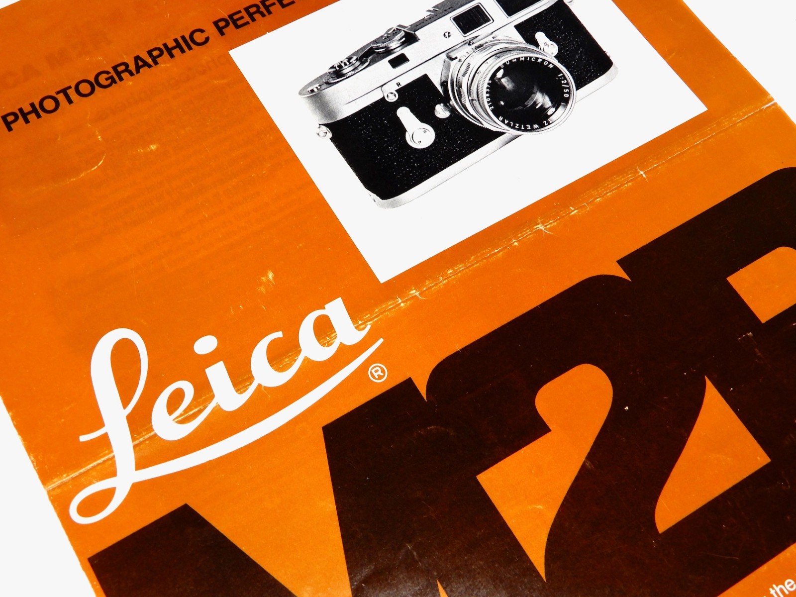 Leica M2R Brochure ………. Rare !!