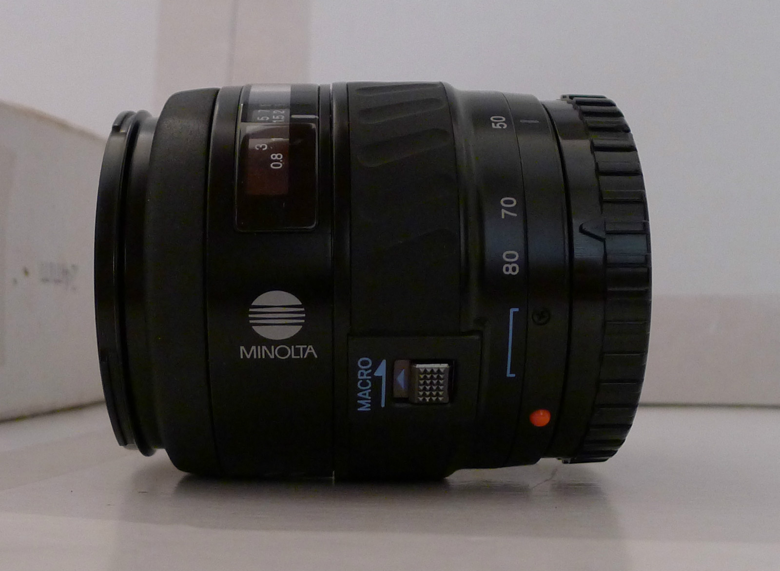 Minolta AF Zoom 28-80mm 1:4 (22) – 5.6 Lens 55mm +End Cap- Japan TESTED