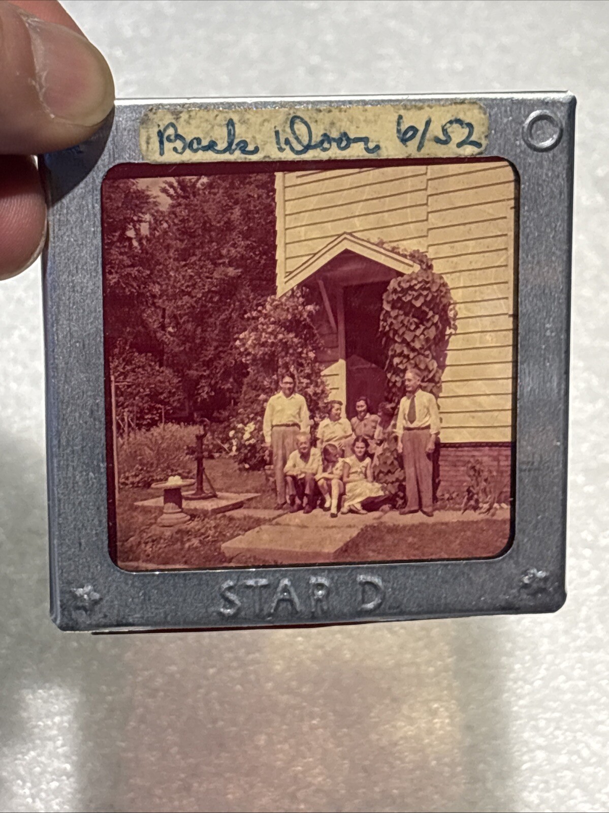 Vtg Lot of 28 Photos From 1950’s In Davidson Star D Slide Binders Beach, Family
