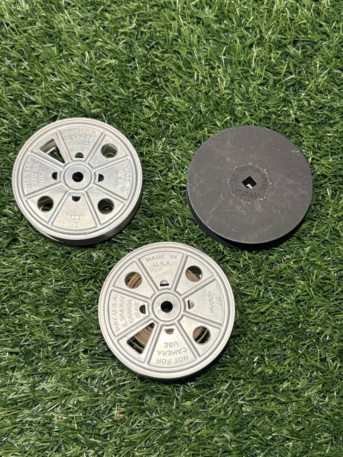 Set of 3 Kodak 3.5” Vintage Reels