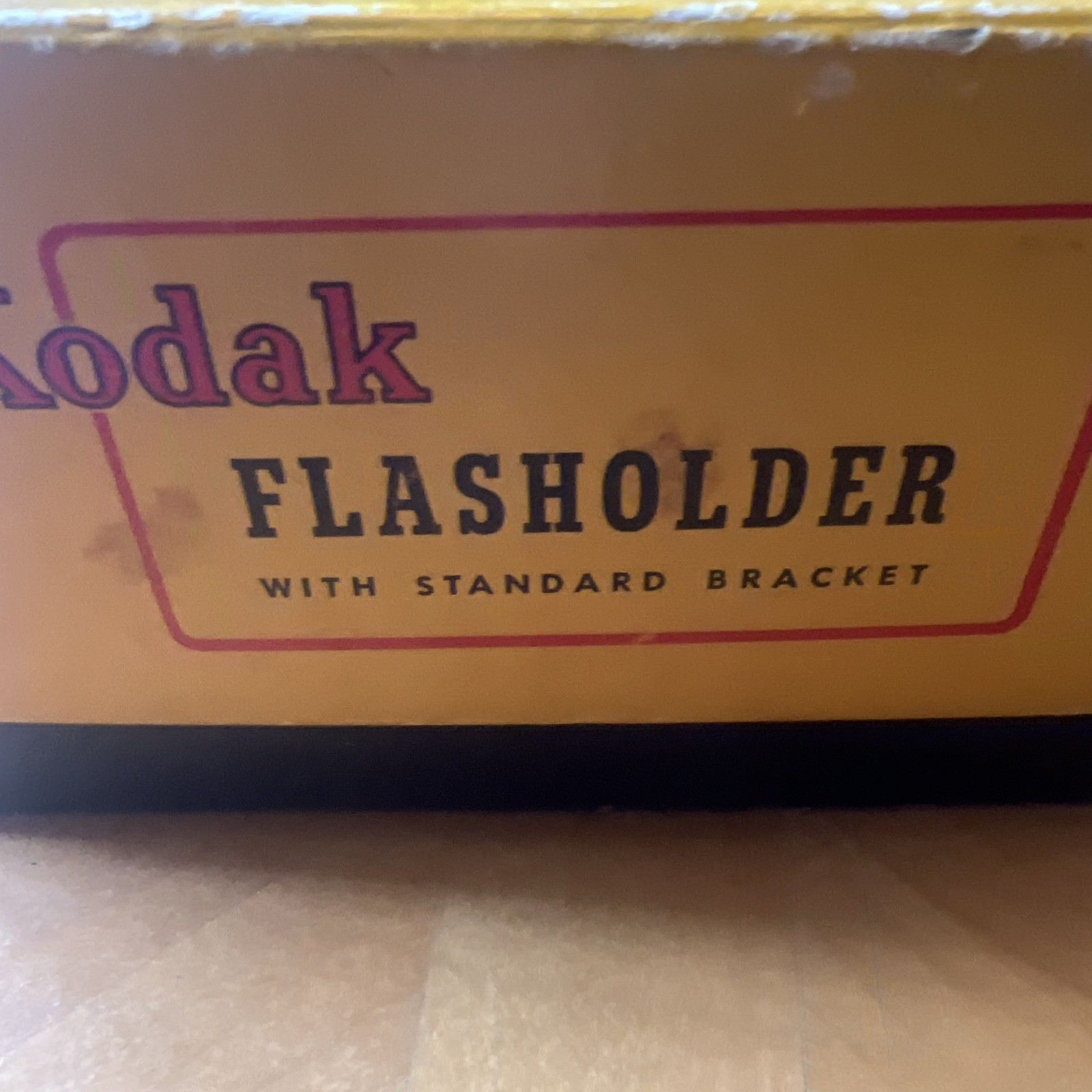 Vintage Kodak Flash Holder With Bracket for Kodak Reflex Original Box