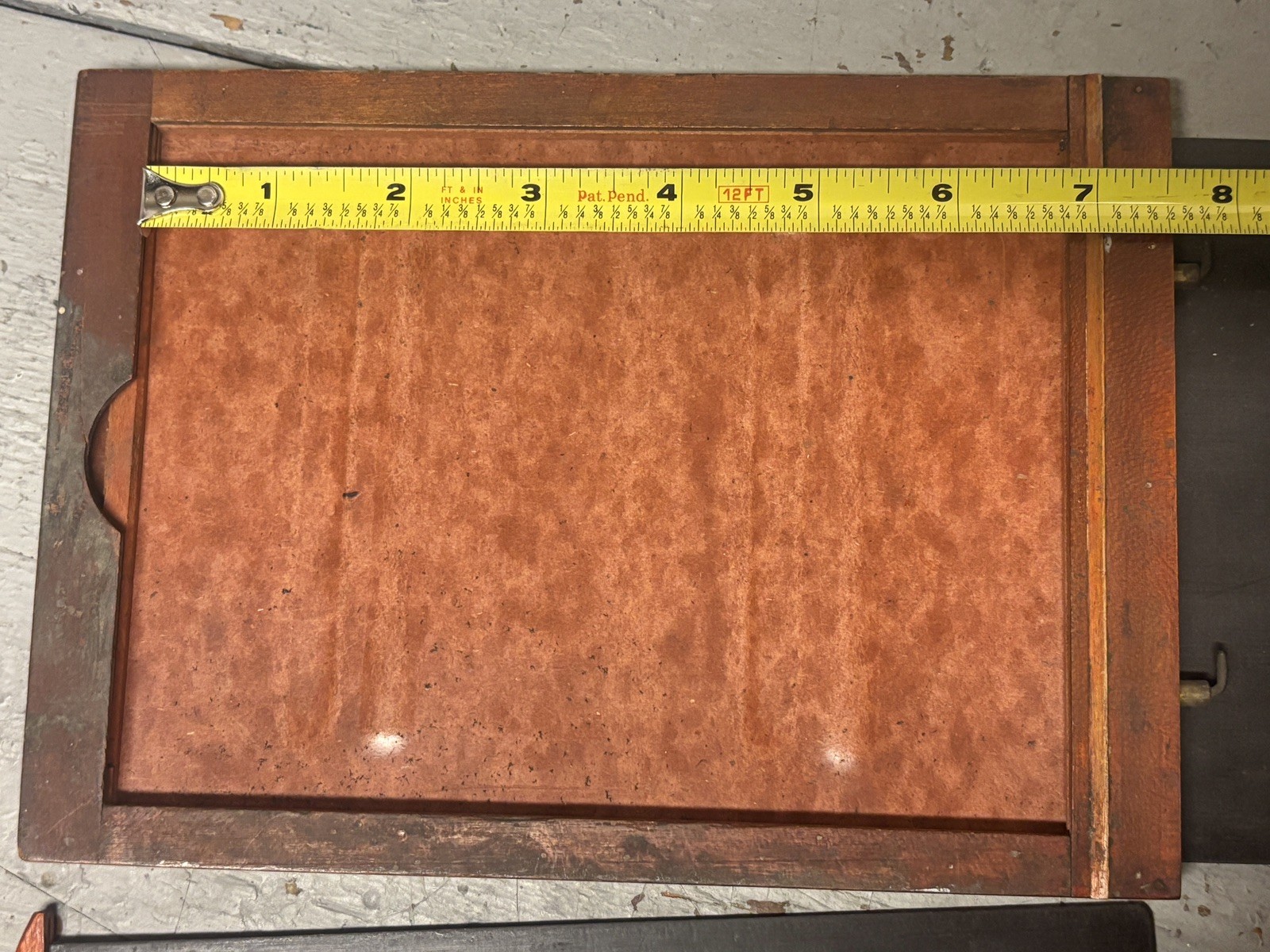 Antique 1800’s Box Camera Large Format Wood Film Plate Holder
