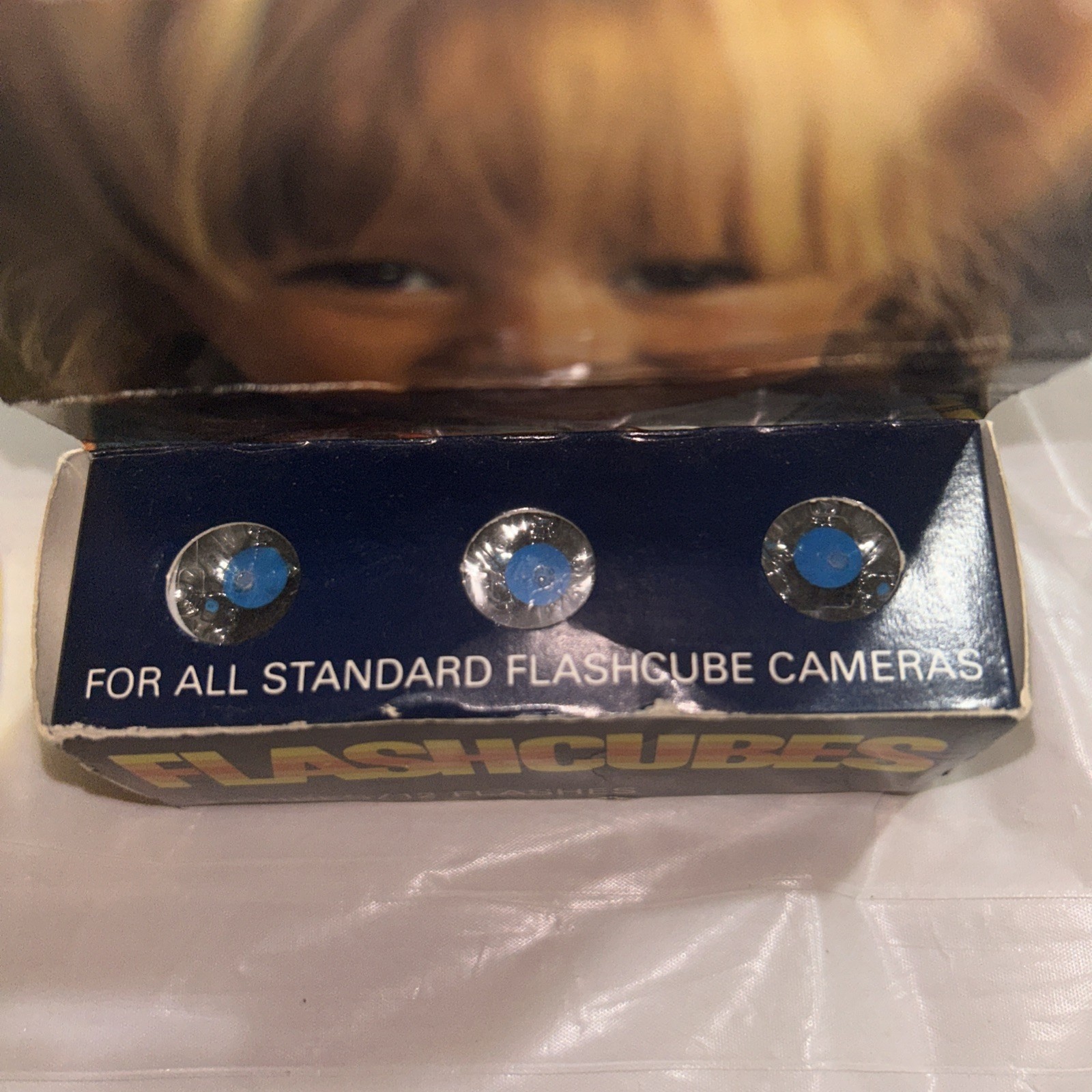 Vintage Sylvania Blue Dot Camera Flash Cubes 3-Pack + 1 In 2nd Pack