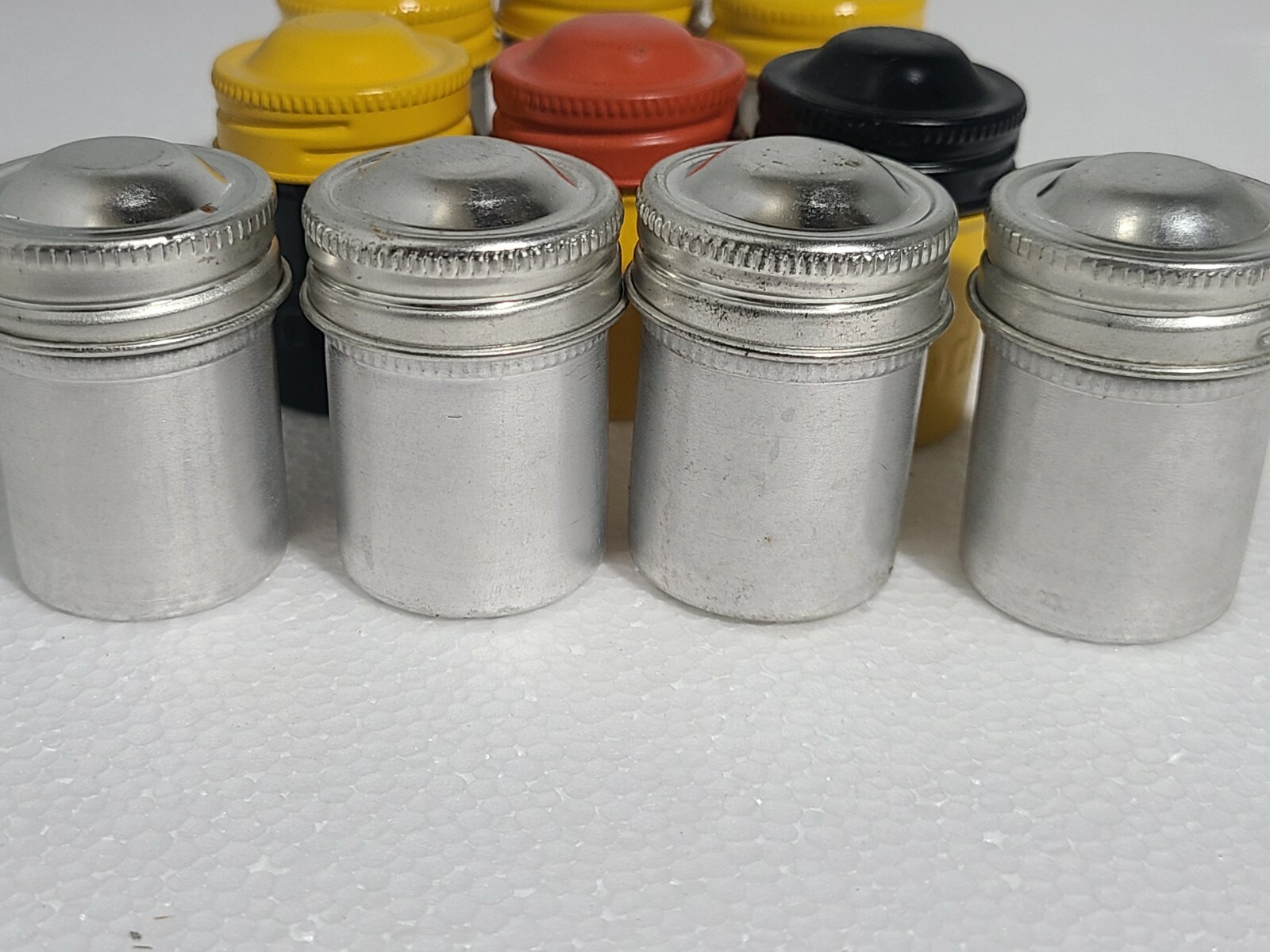 10 Vintage Film Canisters