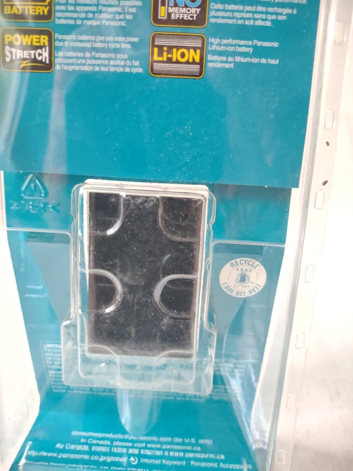 Panasonic Camera Battery – Li-Ion 1050mAh 3.7V CGA-S302/1B (Replaces CGA-S301)