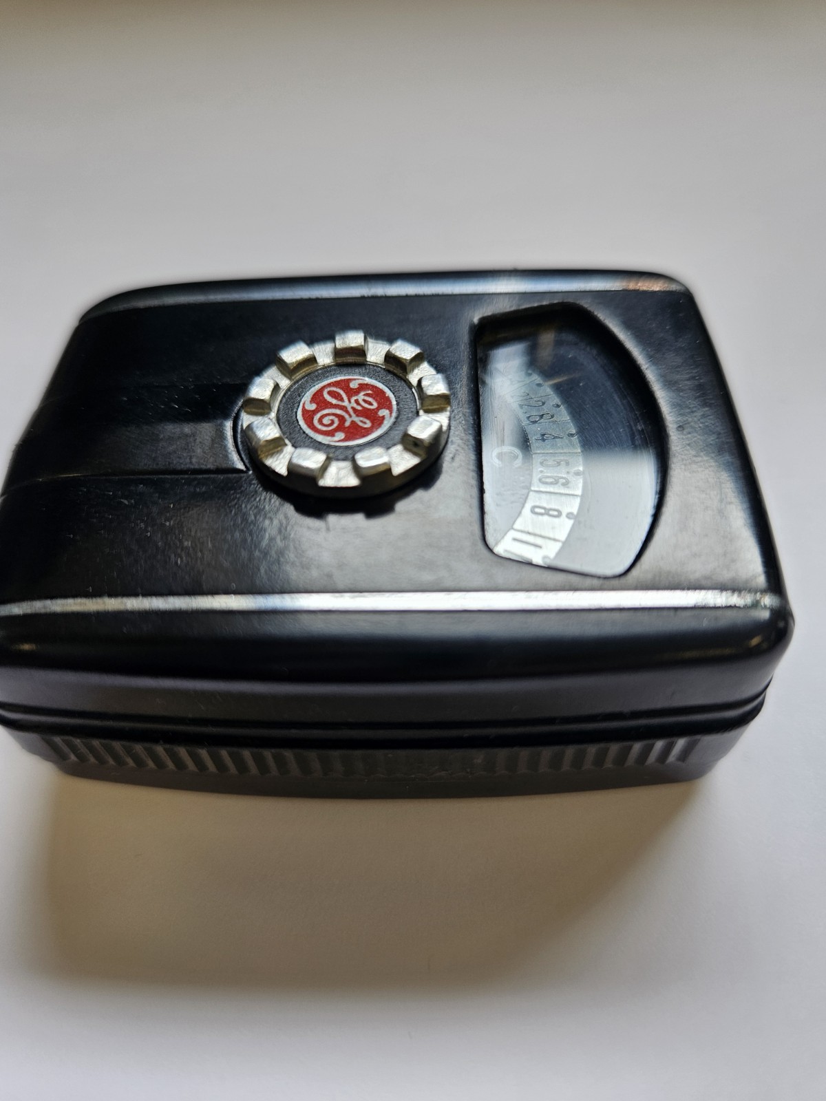 VTG General Electric PR-30 Mascot Exposure Meter in Leather Case GE Photography