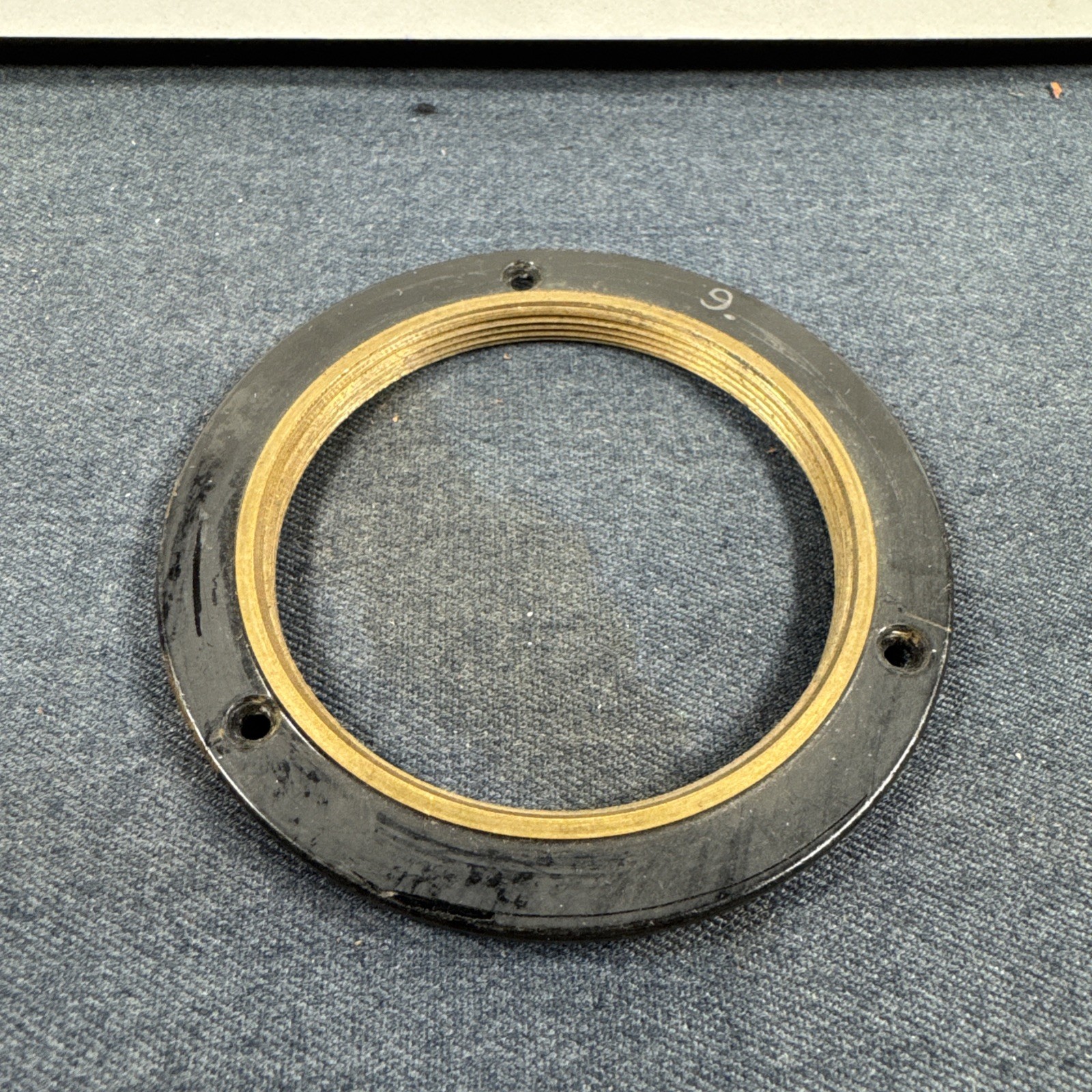51.5mm Brass Mounting Flange for Antique Lens and Wooden Camera – 9