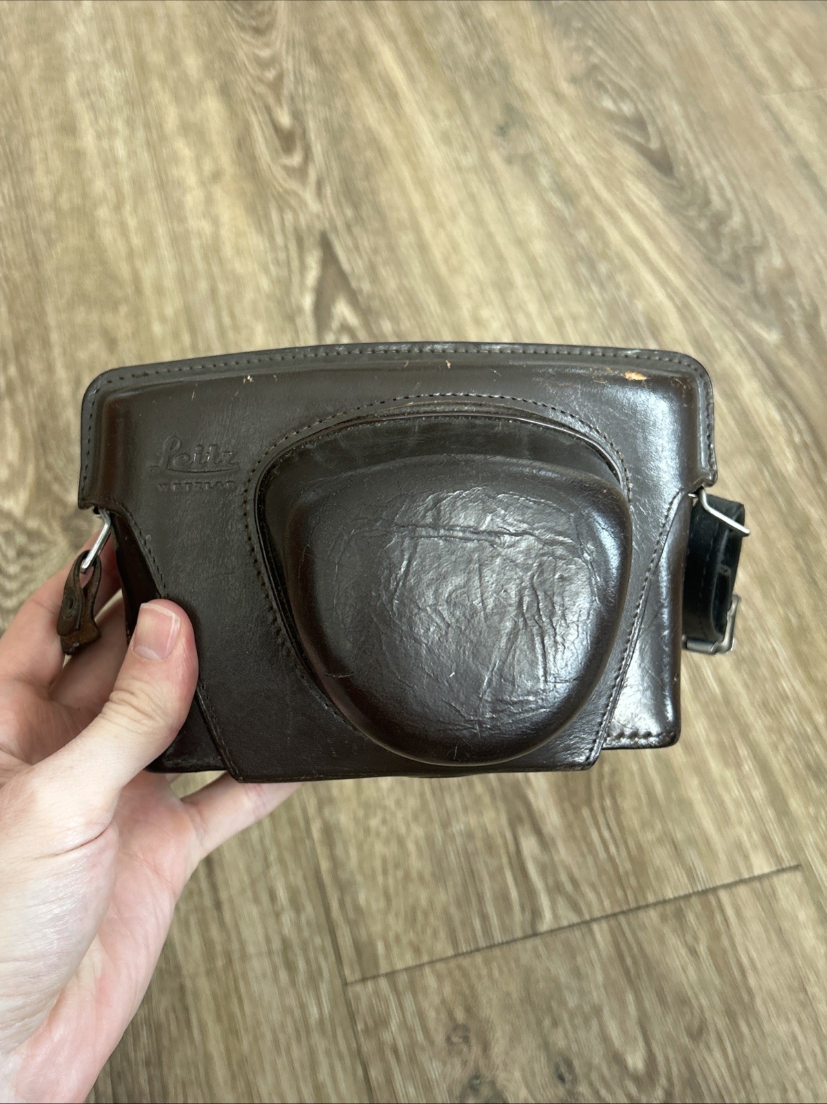 Original Leather case for Leica Leicaflex W/ Strap Great Condition
