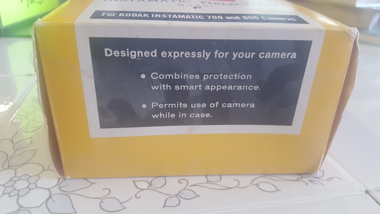 Kodak Instamatic camera Field Case Model F in original box looks unused Vintage