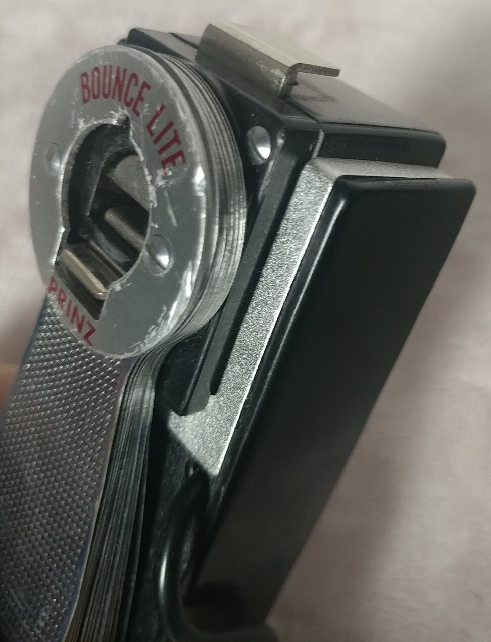 Vintage Prinz Bounce Lite Camera Flash Fold Out Light Reflector Bulb Eject Japan