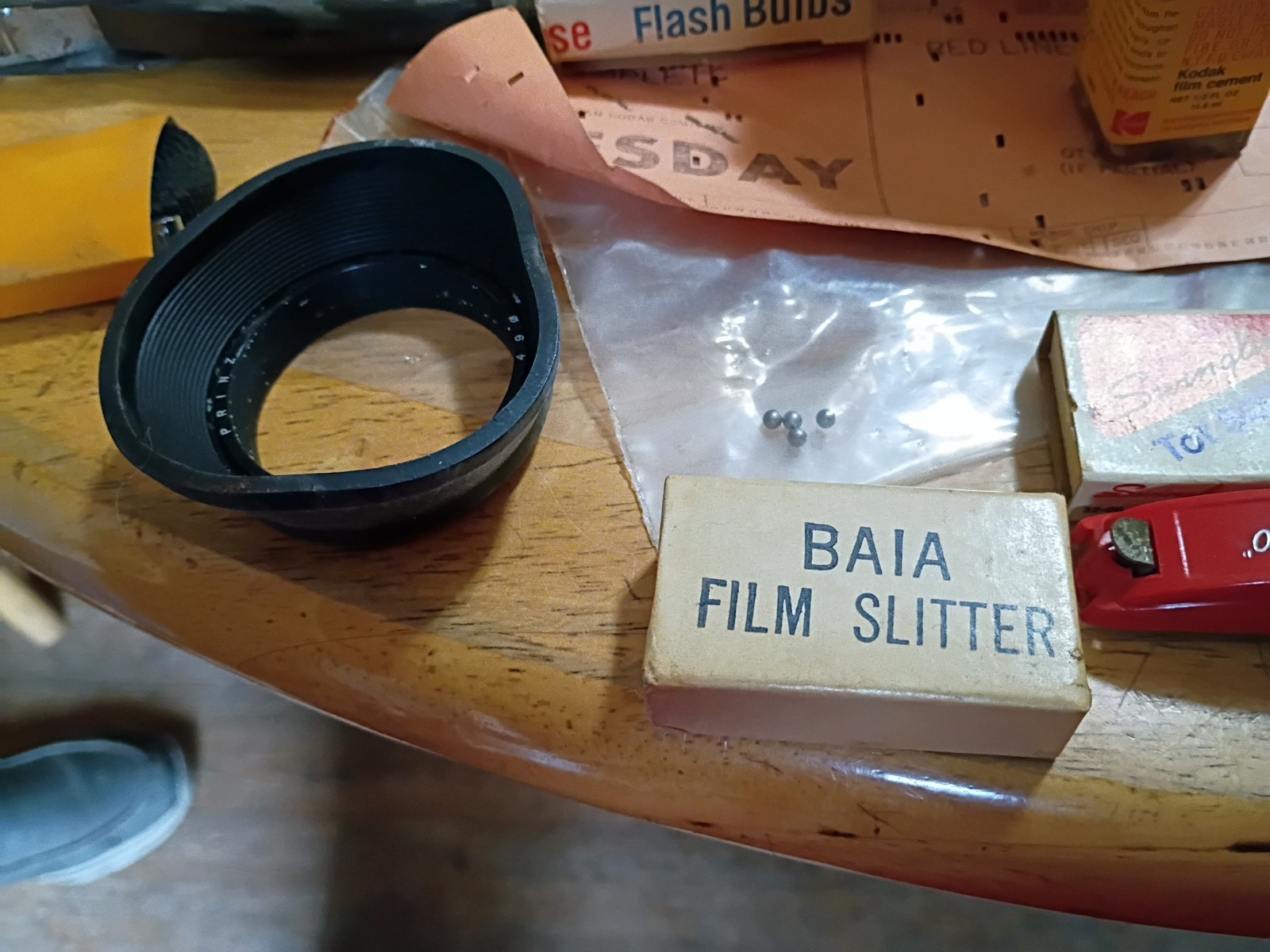 Misc camera parts flash bulbs vintage staplers and more