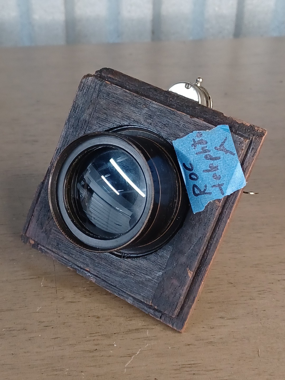 Antique Bausch & Lomb Unicum Camera Shutter With ROC Thelephoto Lens & Flange