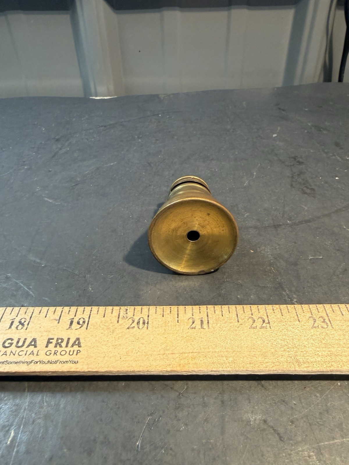 Antique Brass Optical Housing / Eyepiece – Magic Lantern or Microscope Part?