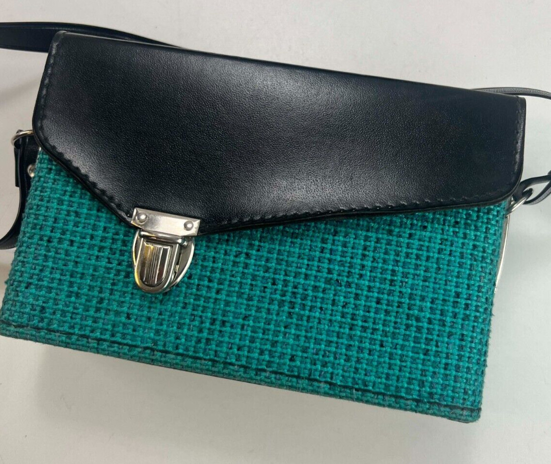 Vintage Camera Case – Aqua Tweed – 1960’s