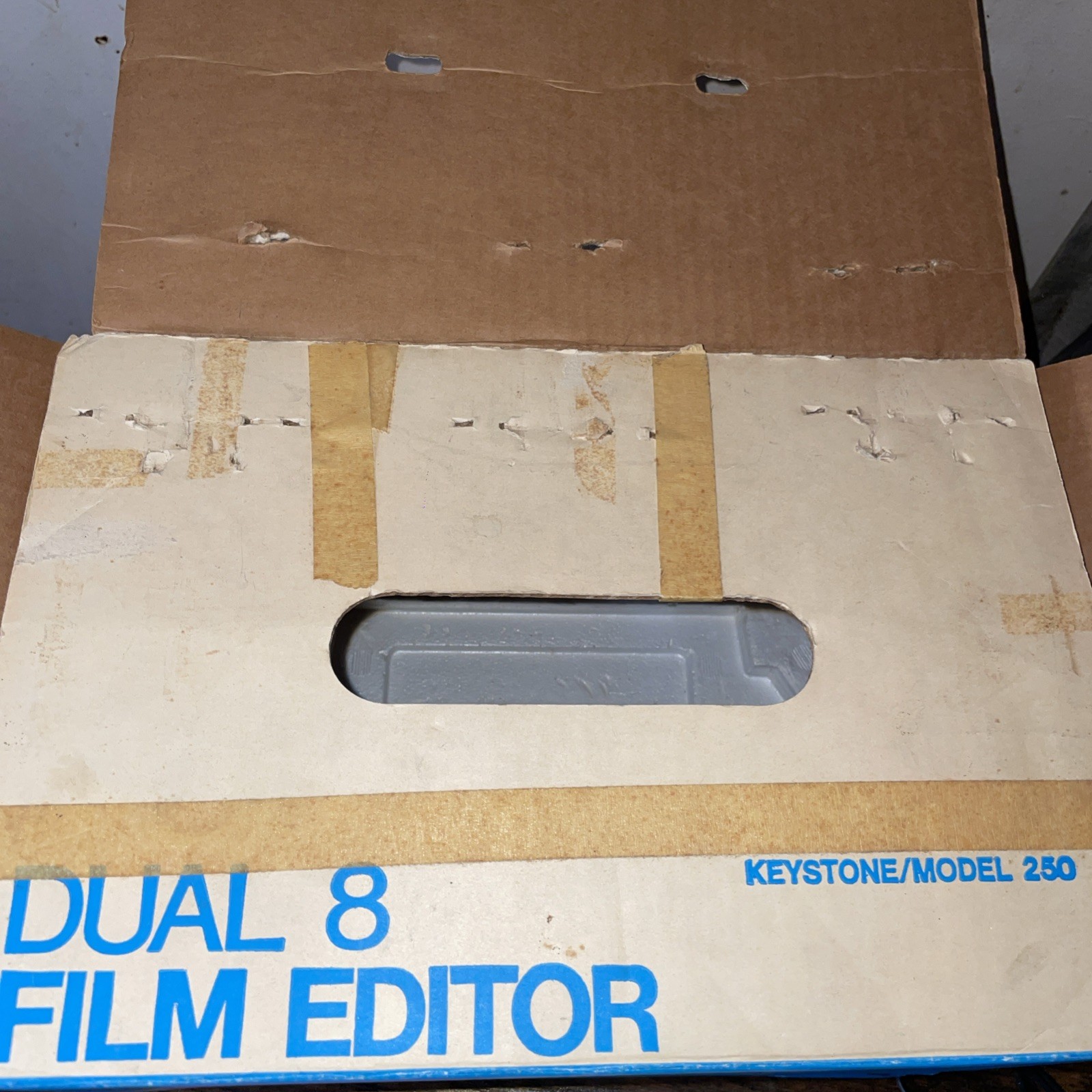 Dual 8 Film Editor, Keystone Model 250 W/ Original Box And Manual. Excellent!!