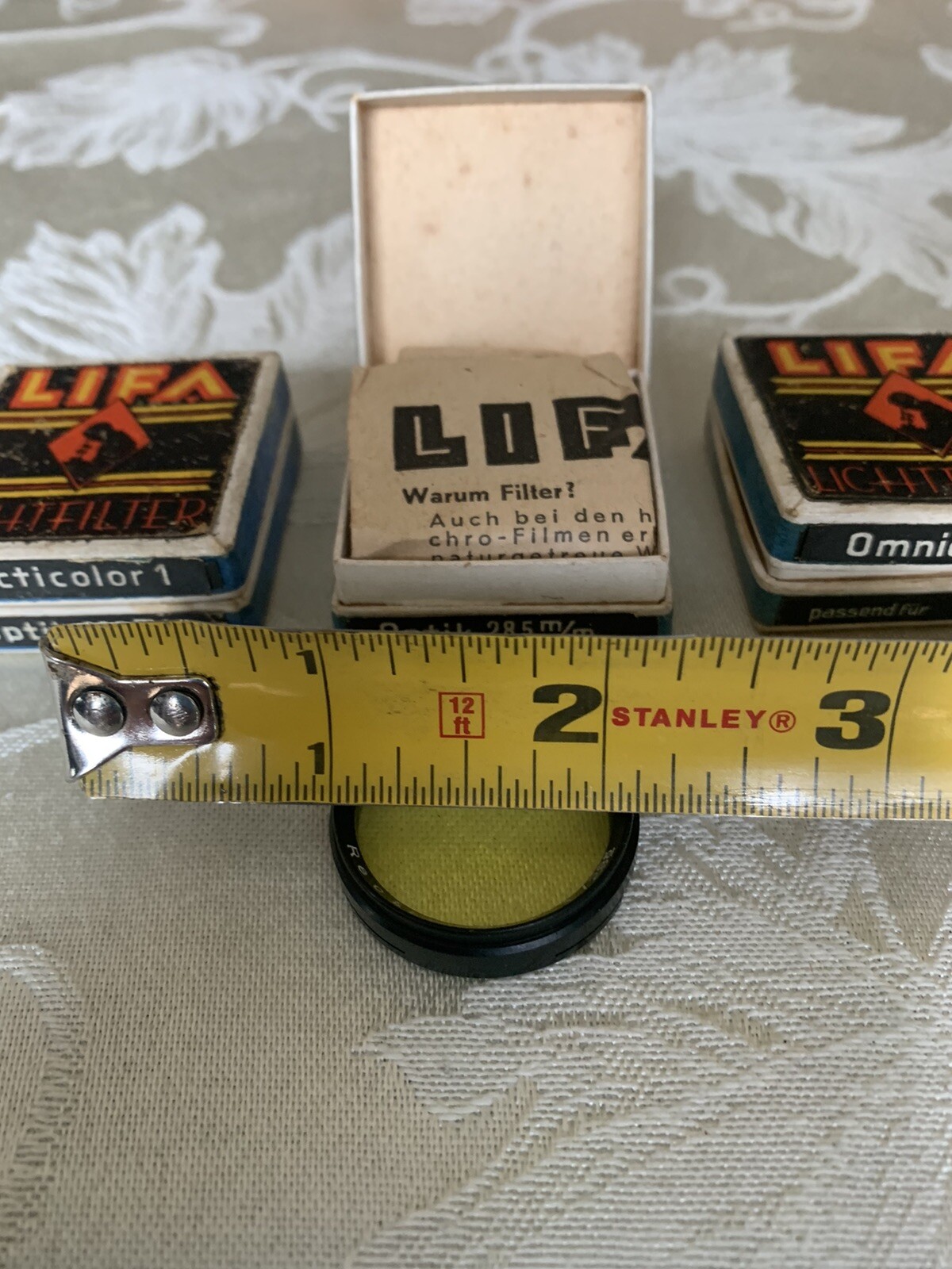 LIFA Filters 2 Recticolor 1 Optik 28.5 mm & 1 Omnicolor 1 Billy w/box/literature