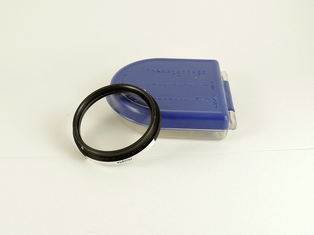 Flexaret UVO B36 Filter Meopta Accessories Bayonet +Right Blue Box Used