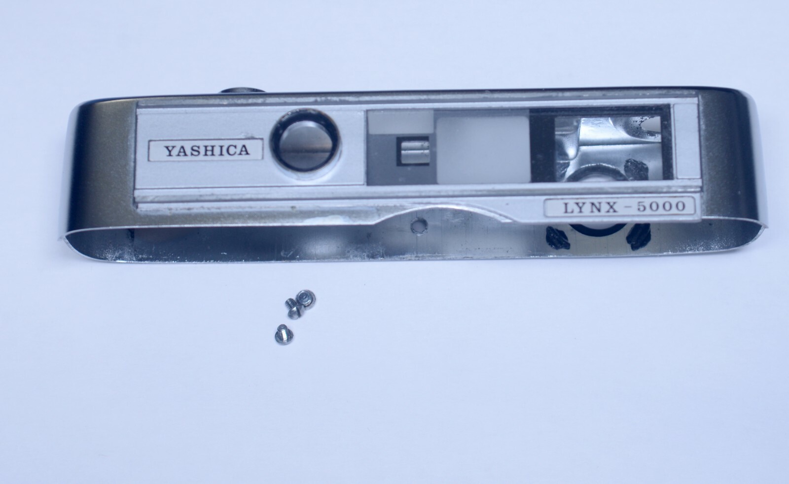 YASHICA LYNX-5000 Top Cover Bezel Shutter Release Vintage Film Camera Parts