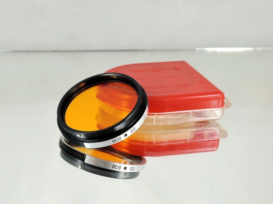 Flexaret G3 B36 Color Filter MEOPTA Genuine Accessories Bayonet Orange TOP