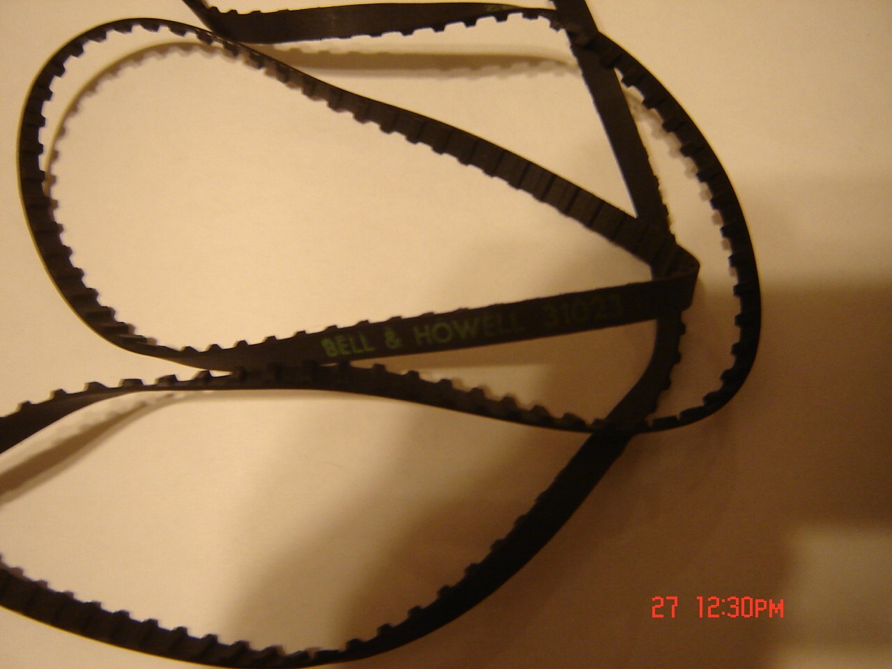 16mm Bell & Howell 535,545,550 Projector Belts, 1 Take Up, 1 Rewind, Belt, *OEM