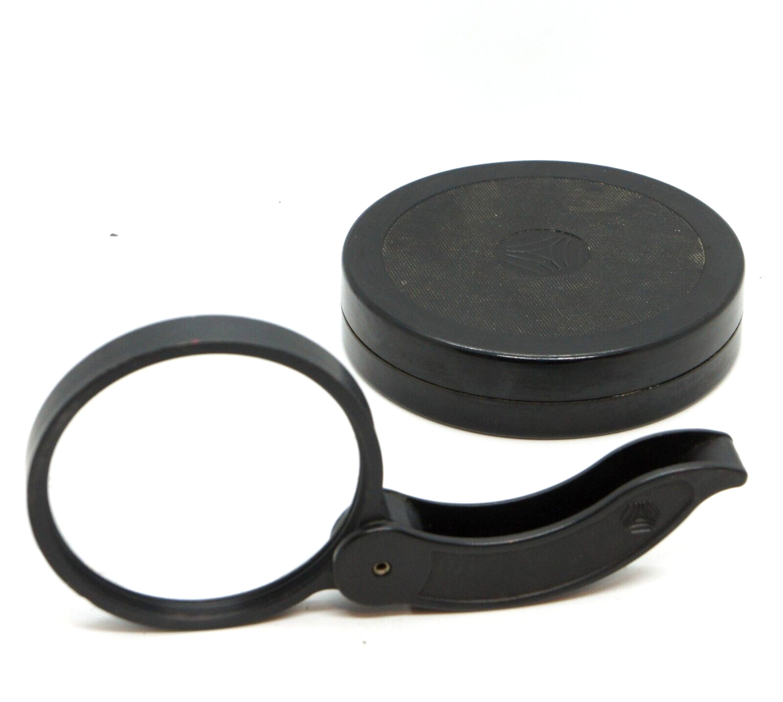 USSR VOMZ LPK-471 Loupe 2X Big Magnifying Folding Glass IN A Bakelite Box