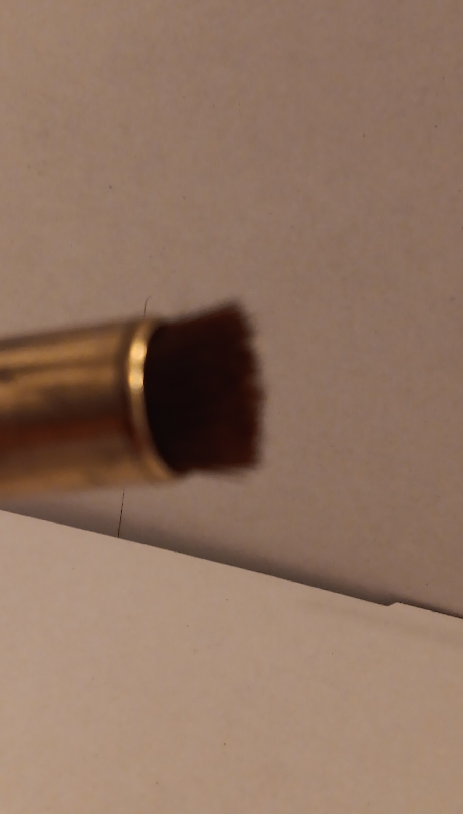 Vintage Brass Camera Cleaning Brush Accessory with Cartridge Case for Cameras