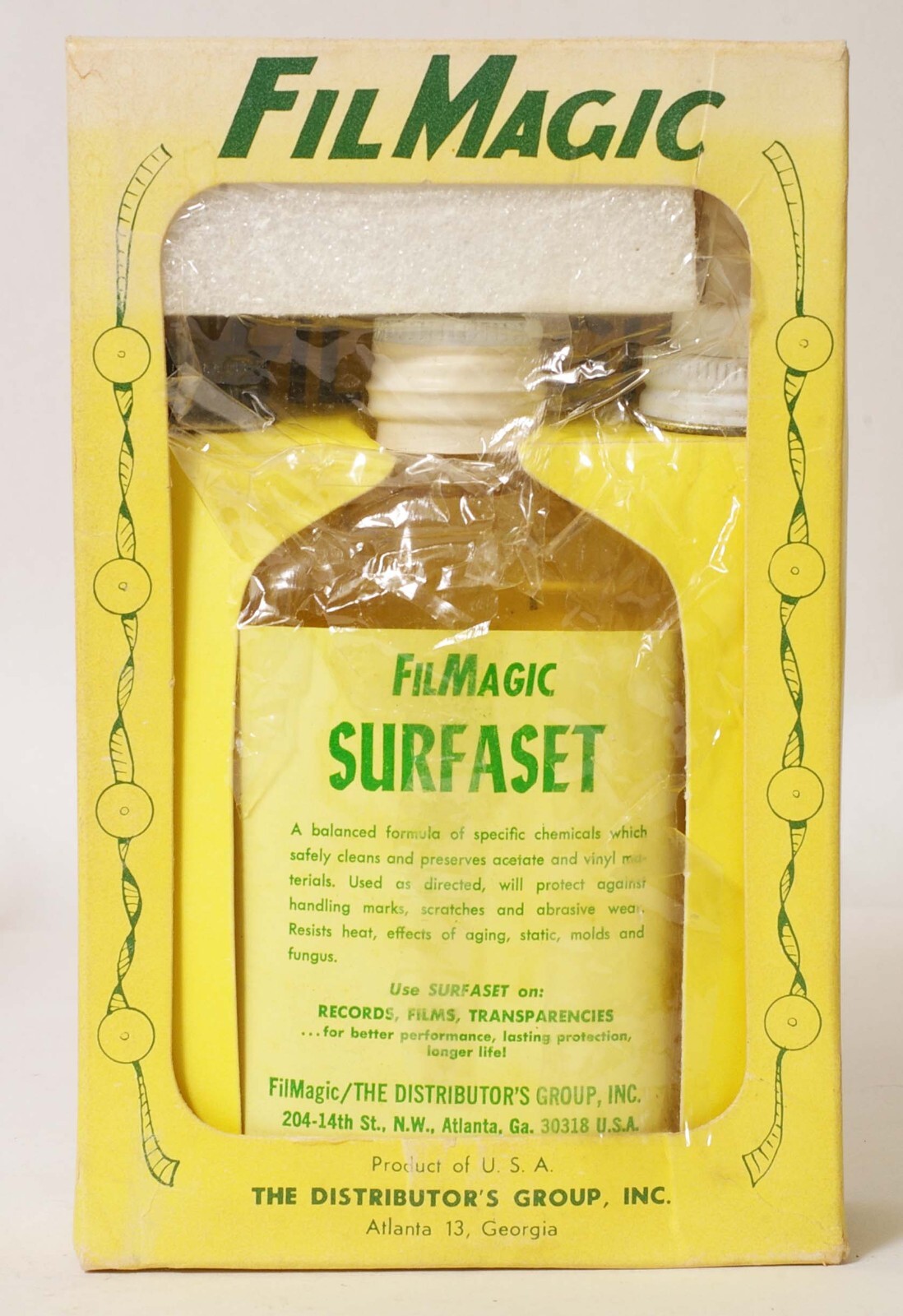 C14096~ VTG Filmagic SURFASET – Cleans/Preserves Records, Films, Transparencies