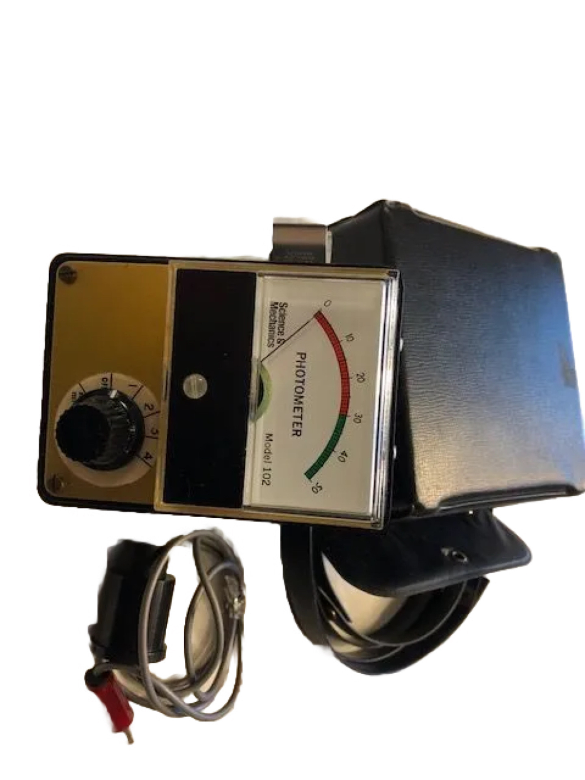 Science & Mechanics Model 102 Light Meter 0-50 Microamperes, w/CdS probe Vi (27)
