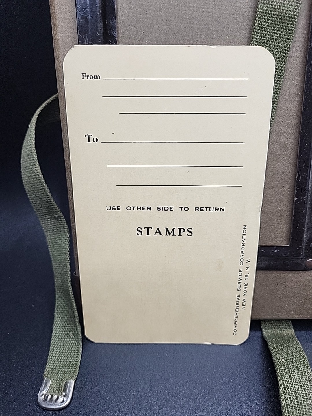Vintage Movie Film Shipping Box With Straps