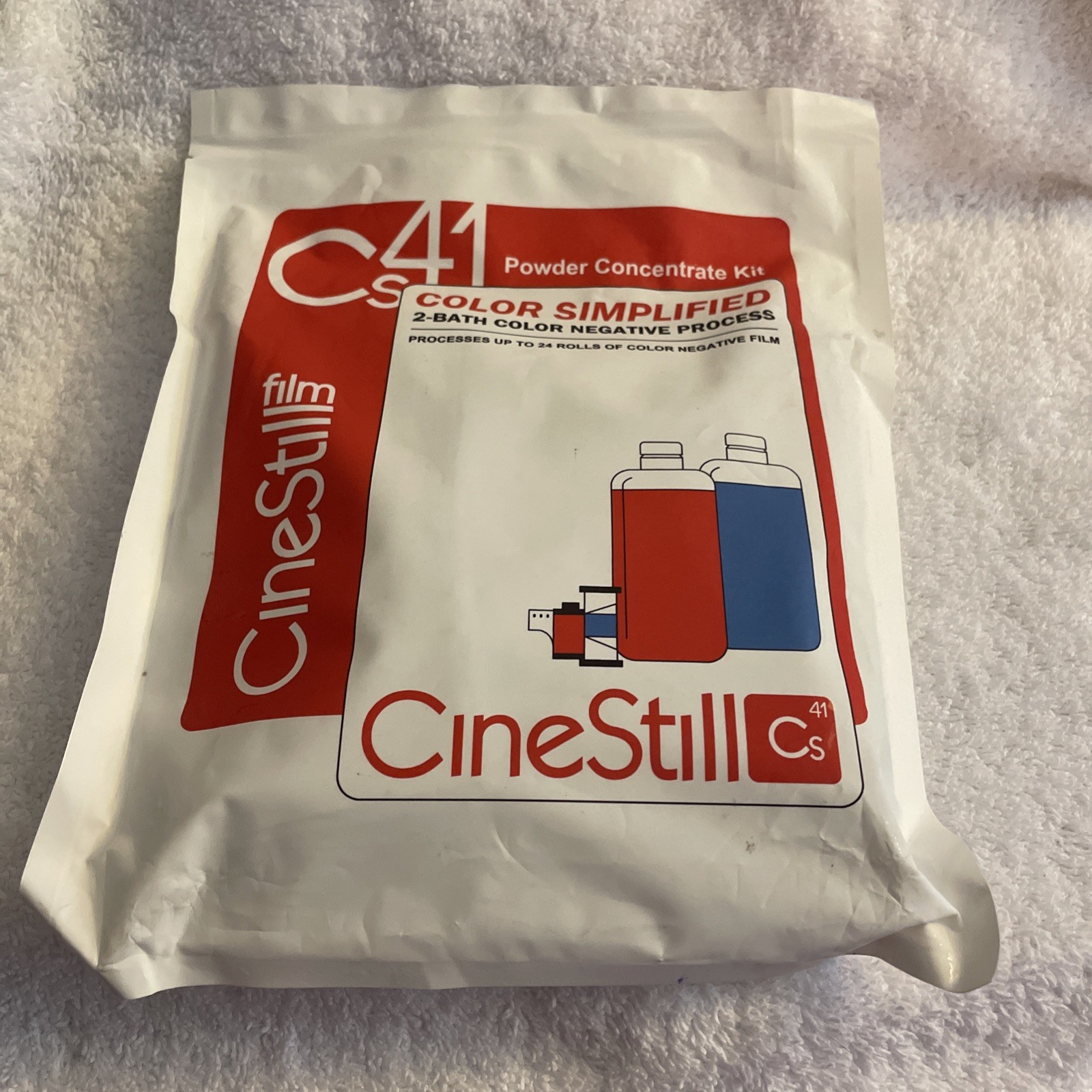 New CineStill Cs41 Color Simplified 2 Bath C 41 Powder Kit for Color Negatives