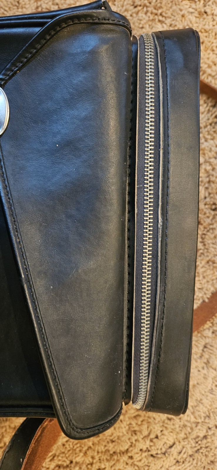 Rare Vintage Kali Bag Retro Film Camera Leather Case Made In Japan