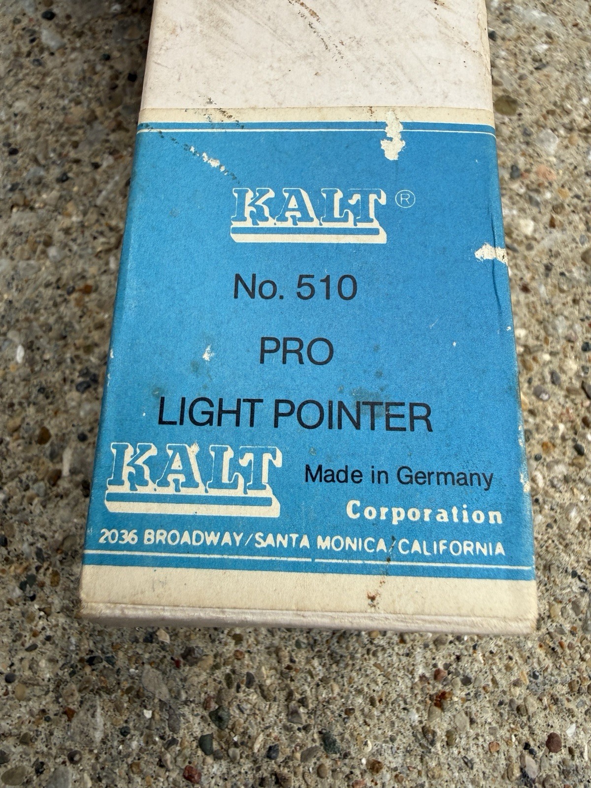 Kalt No.510 Pro Light Pointer Vtg NOS Photography Flashlight Accessory W Germany