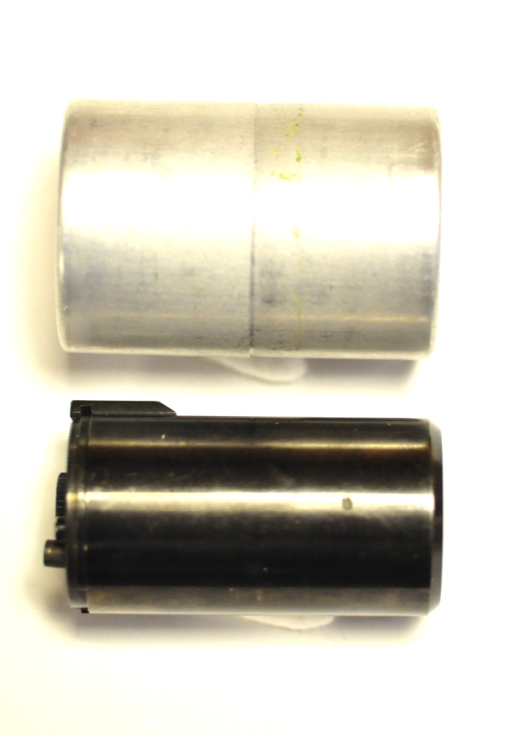 Canon 35mm reloadable film cassette as shown.