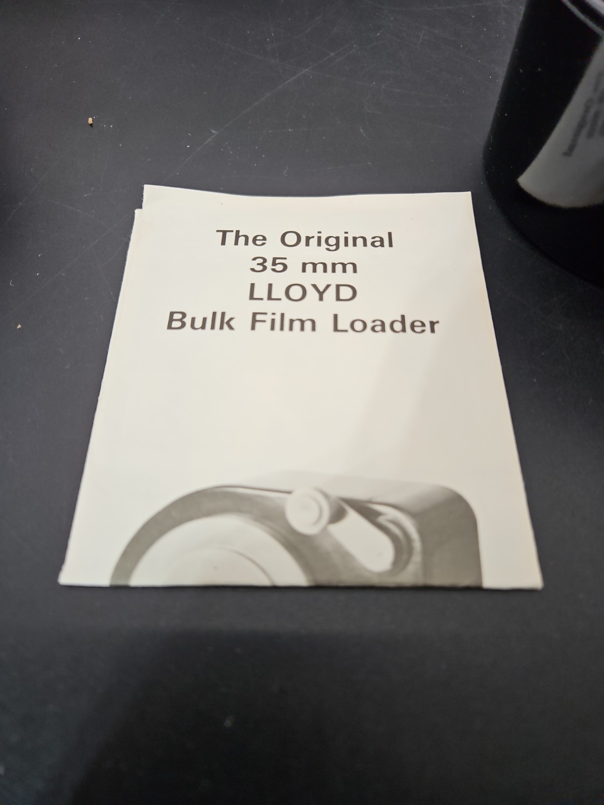 Lloyds 35mm Daylight Film Loader In Box Made In USA
