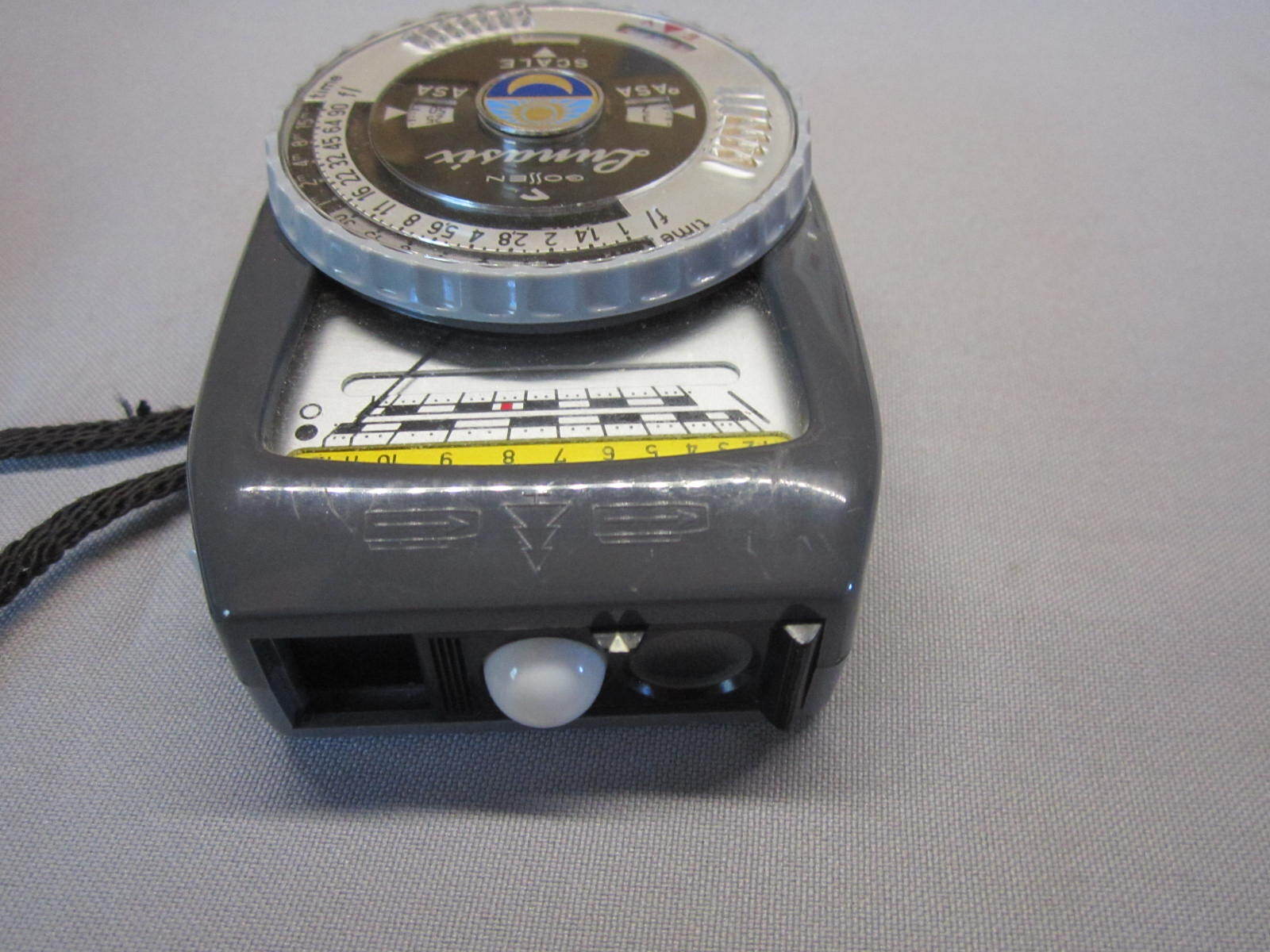 GOSSEN LUNASIX EXPOSURE LIGHT METER for BOLEX 16MM MOVIE CAMERA WORKING BEAUTY!